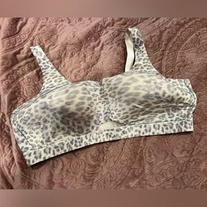 Cacique Gray and White Animal Print Bralette